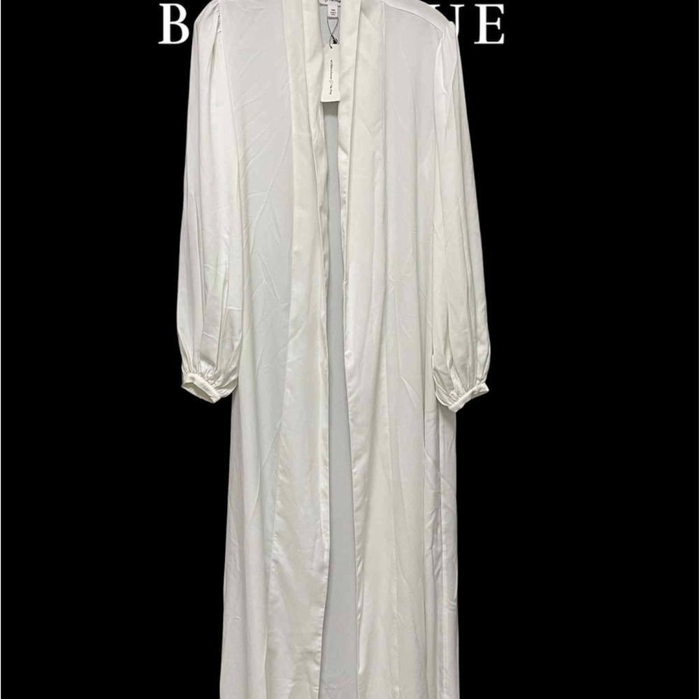 The Drop Women's Open-front Maxi Robe Dress by